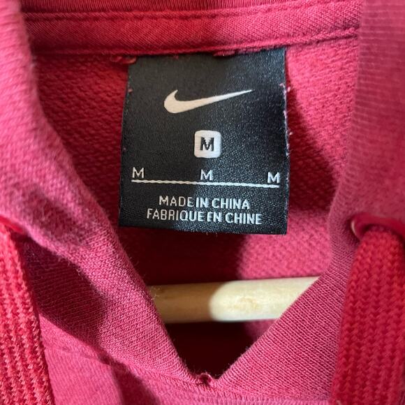 Nike WSU Washington State University Cougars Hoodie Womens Medium Red - Picture 3 of 7